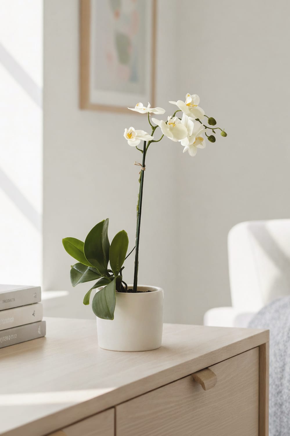 Orquídea Mística Blanca